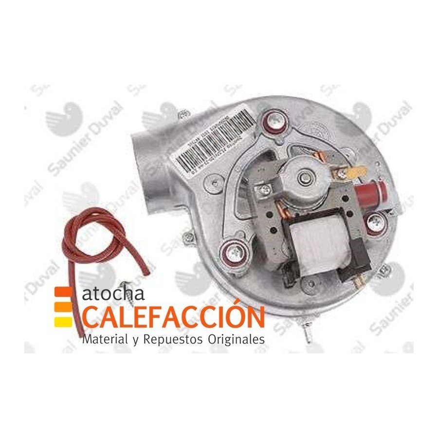 EXTRACTOR VENTILADOR SAUNIER DUVAL PARA CALDERAS: SEMIA TEK F24 REFERENCIA SAUNIER: 20098002