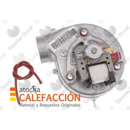 EXTRACTOR VENTILADOR SAUNIER DUVAL PARA CALDERAS: SEMIA TEK F24 REFERENCIA SAUNIER: 20098002