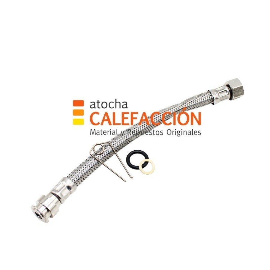 TUBO FLEXIBLE PARA CONEXION DE CALDERA CON VASO DE EXPANSION.